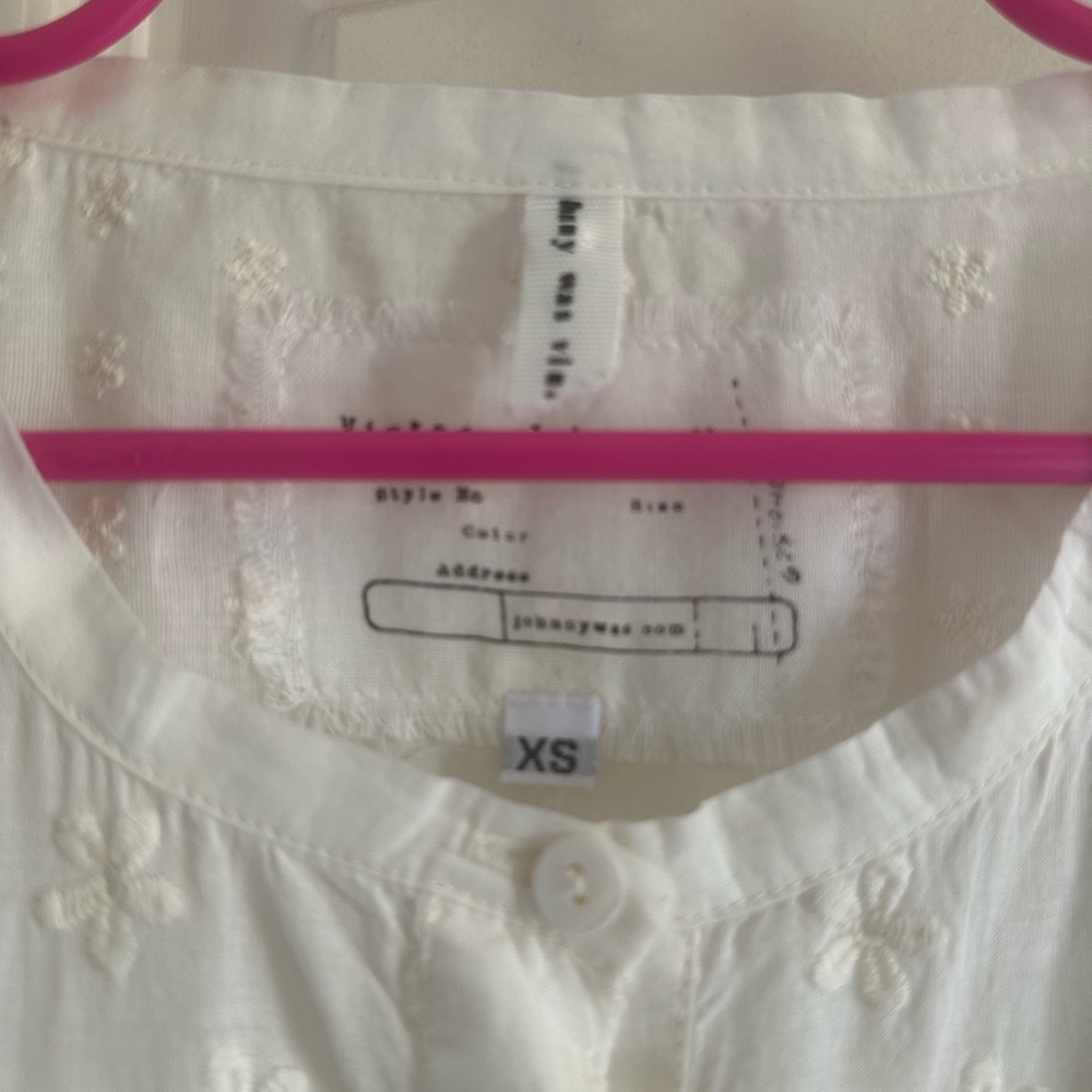 Vintage Johnny was eyelet dress beige - Picture 4 of 7